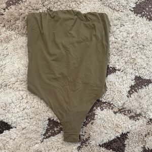 Skims Olive Green Bodysuit
